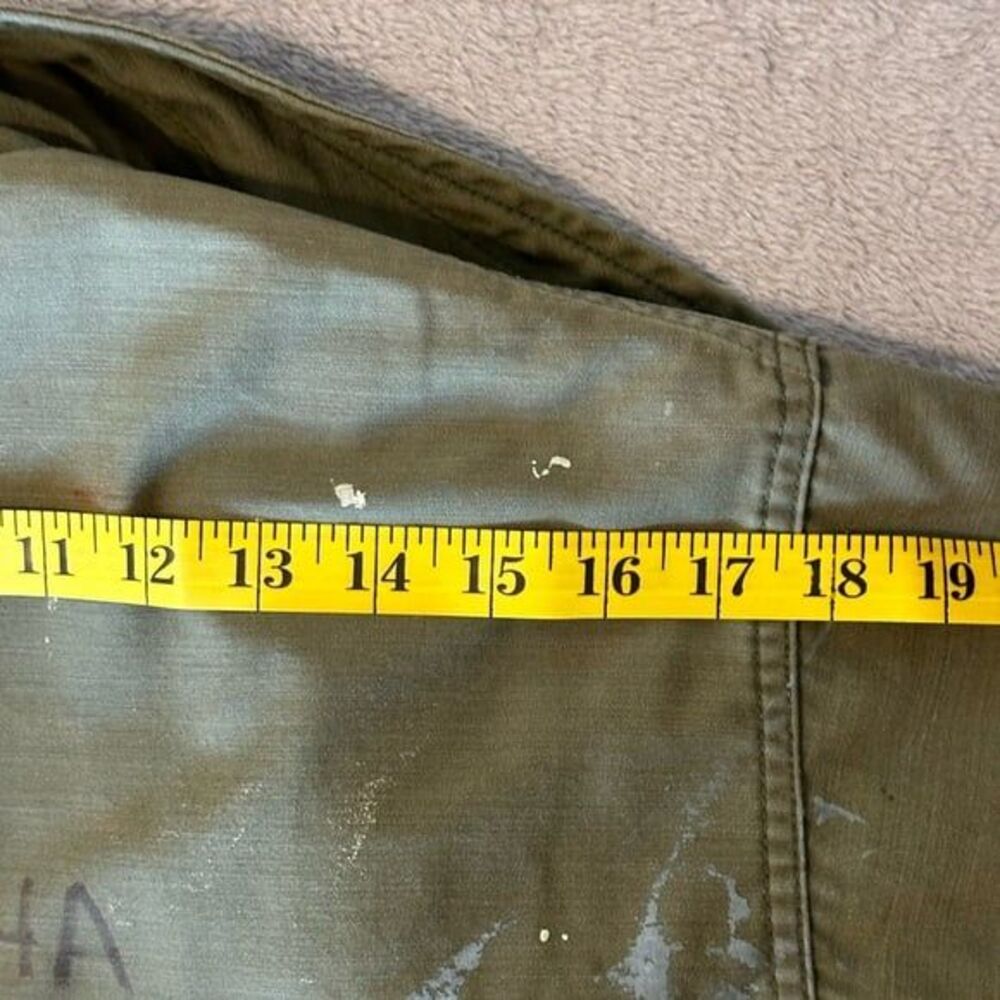 Authentic Vintage Military USS Omaha Coat Men’s Medium Rustic Vibe - Picture 5 of 10